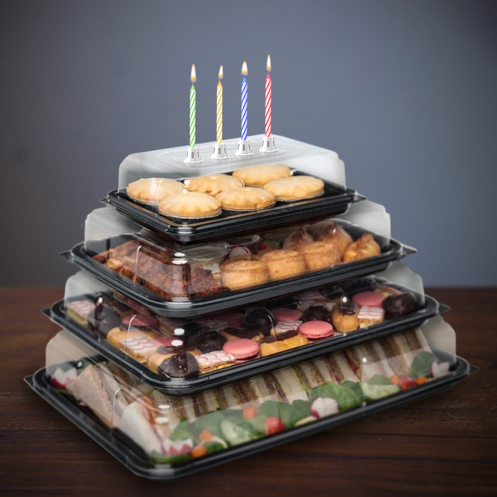 Candles on Cookie Platters